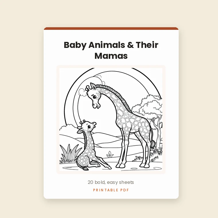 Baby Animals & Their Mamas
