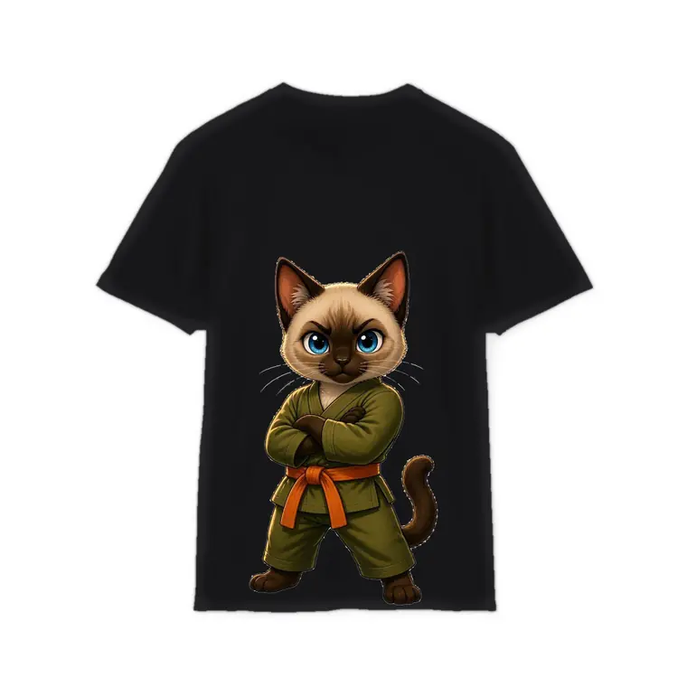 Orange Belt Siamese Kids Tee